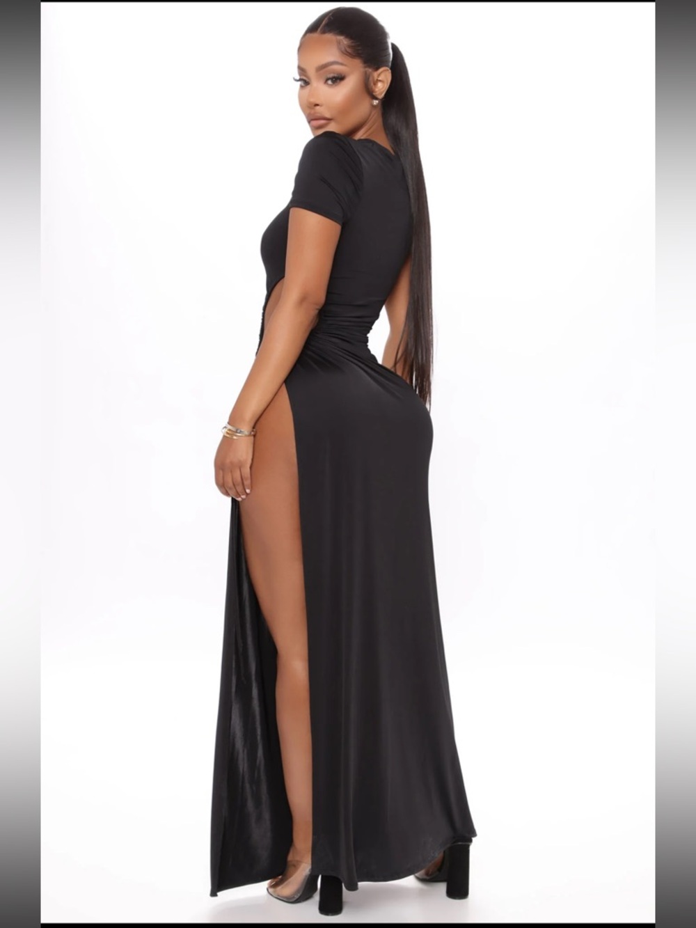 Fashion nova Slitsation Maxi Dress